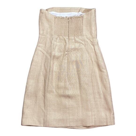 Sezane NWT Editions Chaira Light Beige Strapless Dress Size 34 EU 2 US - Picture 5 of 7